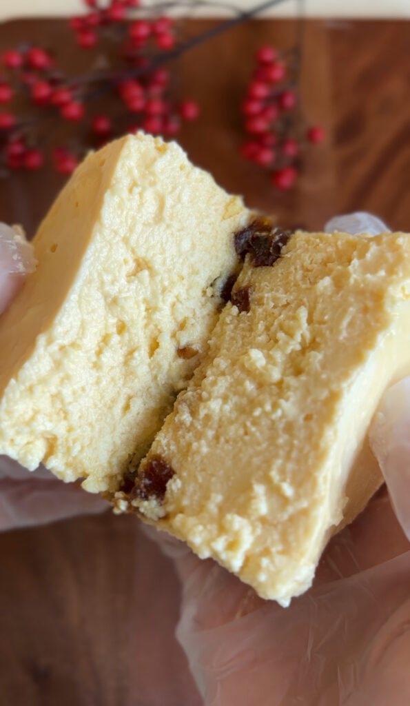 チーズケーキ断面